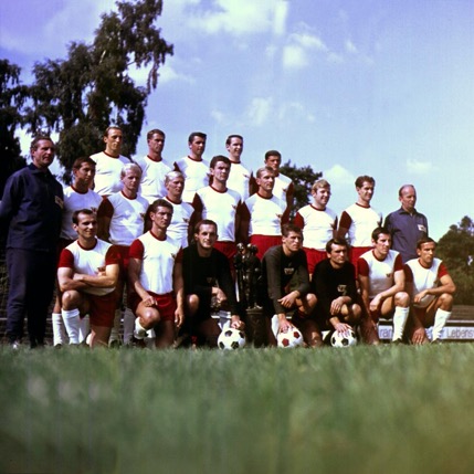 FDGB Pokalsieger 1968 Union Berlin Mannschaftsfoto
